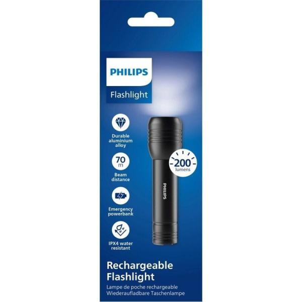 Linterna Philips SFL7003R/ Batería Recargable