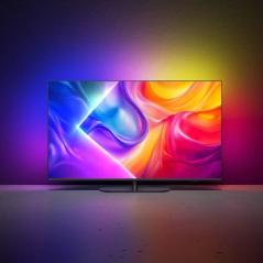 Televisor Philips QLED 50PUS9010 50'/ Ultra HD 4K/ Ambilight/ Smart TV/ WiFi