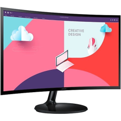 Monitor Curvo Samsung Essential Monitor S36C S27C364EAU/ 27'/ Full HD/ Negro