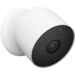 Cámara de Videovigilancia Google Nest Cam GA01317-DE/ 130º/ Visión Nocturna/ Control desde APP