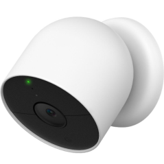 Cámara de Videovigilancia Google Nest Cam GA01317-DE/ 130º/ Visión Nocturna/ Control desde APP