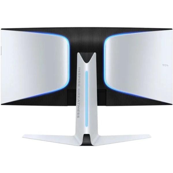 Monitor Gaming Curvo TCL 34R83Q 34'/ WQHD/ 1ms/ 170Hz/ VA/ Regulable en altura/ Blanco y Negro