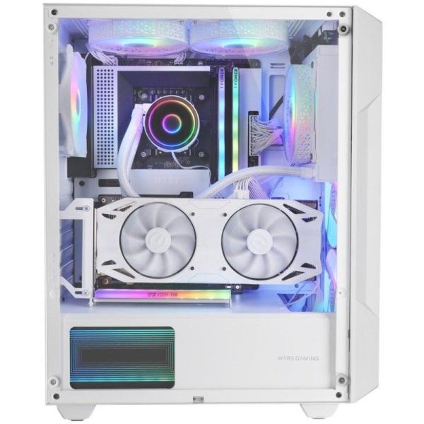 Caja Gaming Semitorre Mars Gaming MC-GEO/ Blanca