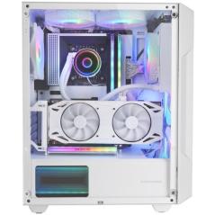 Caja Gaming Semitorre Mars Gaming MC-GEO/ Blanca
