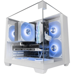 Caja Gaming Semitorre Mars Gaming MC-VISIONM/ Blanca