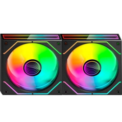 Pack 2 Ventiladores Mars Gaming MF-3DPROX2/ 12cm/ ARGB