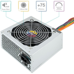 Fuente de Alimentación TooQ TQAPOLO-550SP/ 550W/ Ventilador 12cm