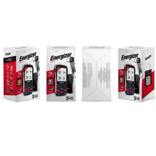 Teléfono Móvil Energizer E284S para Personas Mayores/ Negro