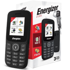 Teléfono Móvil Energizer E130SEU1 para Personas Mayores/ Negro