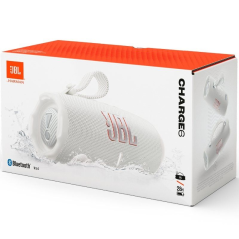 Altavoz con Bluetooth JBL Charge 6/ 45W/ 1.0/ Blanco