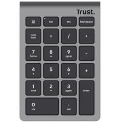 Teclado Numérico Inalámbrico Trust Xalas Wireless/ Plata