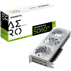 Tarjeta Gráfica Gigabyte GeForce RTX 5060 Ti AERO OC/ 8GB GDDR7
