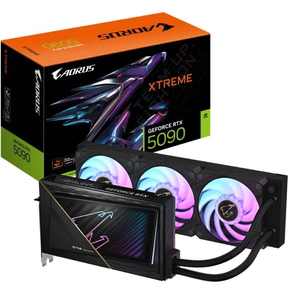 Tarjeta Gráfica Gigabyte AORUS GeForce RTX 5090 Xtreme WaterForce 32G/ 32GB GDDR7