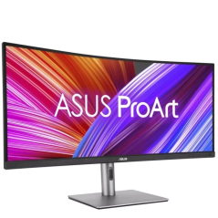Monitor Profesional Asus ProArt Display PA34VCNV 34'/ UWQHD/ Multimedia/ Regulable en altura/ Negro y Plata