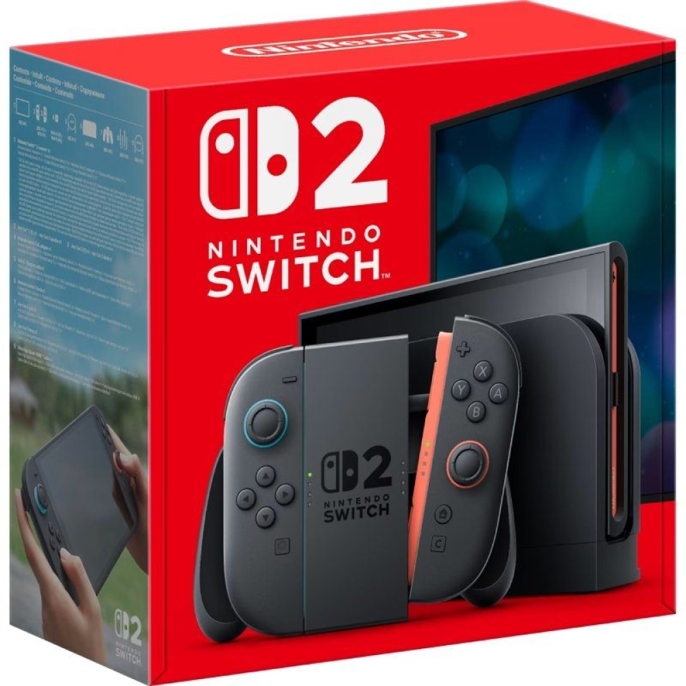 Nintendo Switch 2/ Incluye base/ Incluye 2 Mandos Joy-Con/ Incluye 2 Correas Nintendo Switch 2/ Incluye base/ Incluye 2 Mandos Joy-Con/ Incluye 2 Correas