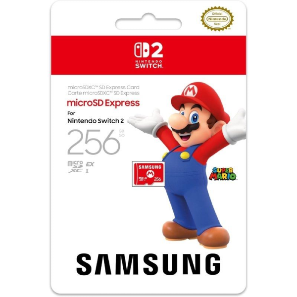 Tarjeta de Memoria Samsung Express Card para Nintendo Switch 2 256GB microSD XC