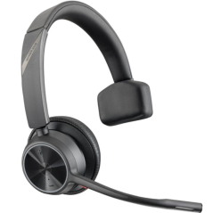 Auricular Inalámbrico Poly Voyager 4310 + Adaptador BT700 + Base de Carga/ con Micrófono/ Bluetooth/ Negro