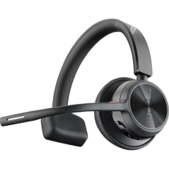 Auricular Inalámbrico Poly Voyager 4310 + Adaptador BT700 + Base de Carga/ con Micrófono/ Bluetooth/ Negro