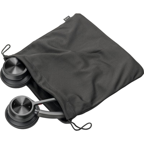 Auriculares Inalámbricos Poly Voyager 4320 para Microsoft Teams + Adaptador BT700/ con Micrófono/ Bluetooth/ Negros