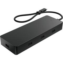 Docking USB Tipo-C HP 6G843AA/ 3xUSB Tipo-C/ 1xUSB Tipo-C PD/ Negro y Azul