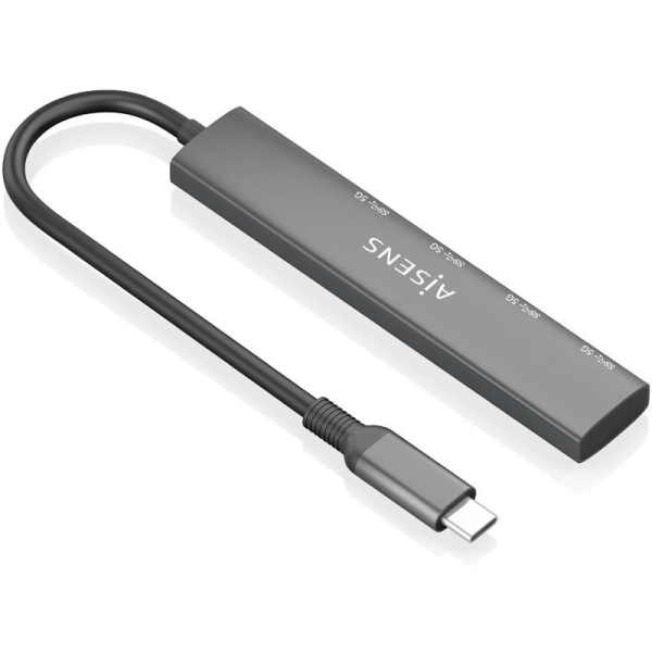 Hub USB Tipo-C 3.0 Aisens A106-0540/ 4xUSB