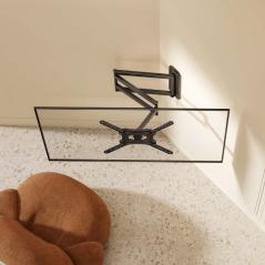 Soporte de Pared Giratorio/ Inclinable/ Nivelable Aisens WT65TSLE-385 para Monitores y TV de 23-65'/ hasta 35kg