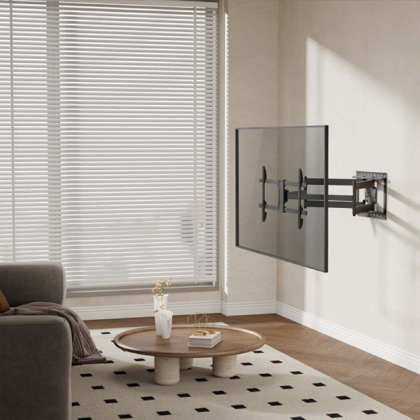 Soporte de Pared Giratorio/ Inclinable/ Nivelable Aisens WT90TSLE-387 para Monitores y TV de 43-90'/ hasta 60kg
