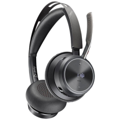 Auriculares Inalámbricos Poly Voyager Focus 2 para Microsoft Teams + Adaptador USB-C-A + Soporte de Carga/ con Micrófono/ Blueto