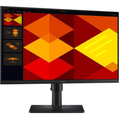 Monitor Profesional Samsung Essential Monitor S4 S40GD S24D402GAU/ 24'/ Full HD/ Regulable en altura/ Negro