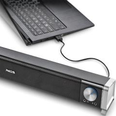 Barra de Sonido con Bluetooth NGS Subway/ 40W/ 2.0/ Negra