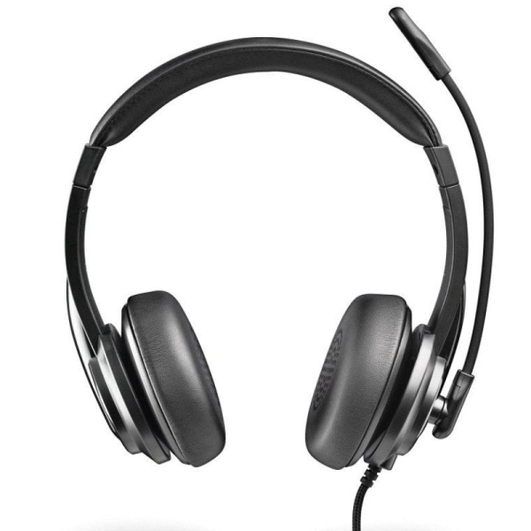 Auriculares NGS VOX605 USB/ con Micrófono/ USB/ Negros