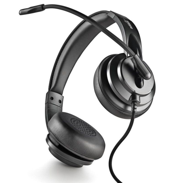 Auriculares NGS VOX605 USB/ con Micrófono/ USB/ Negros