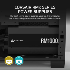 Fuente de Alimentación Corsair RM1000X/ 1000W/ Ventilador 12cm/ Cybenetics Gold