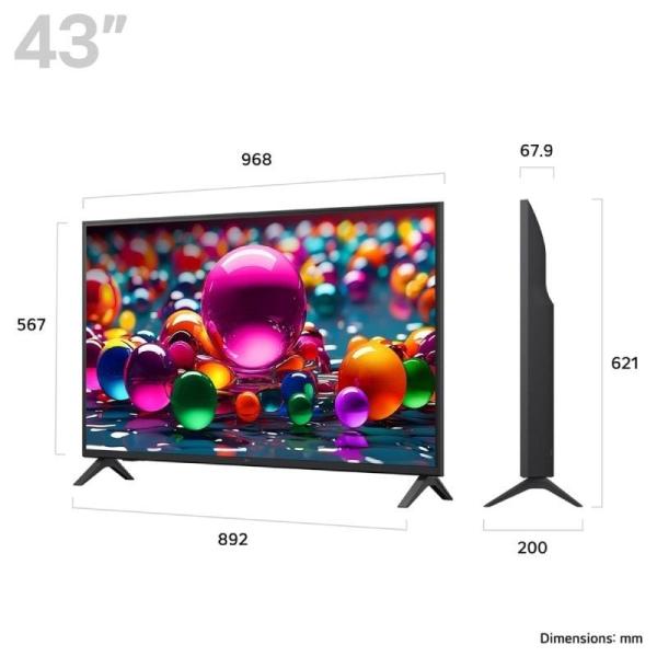 Televisor LG UHD 43UA75006LA 43'/ Ultra HD 4K/ Smart TV/ WiFi