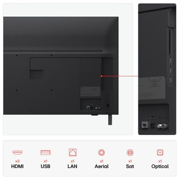 Televisor LG UHD 43UA75006LA 43'/ Ultra HD 4K/ Smart TV/ WiFi