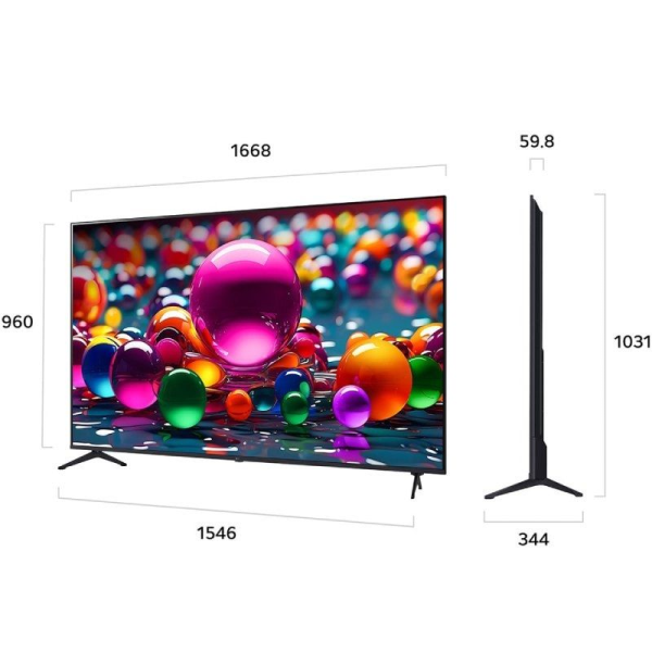 Televisor LG UHD 75UA75006LA 75'/ Ultra HD 4K/ Smart TV/ WiFi