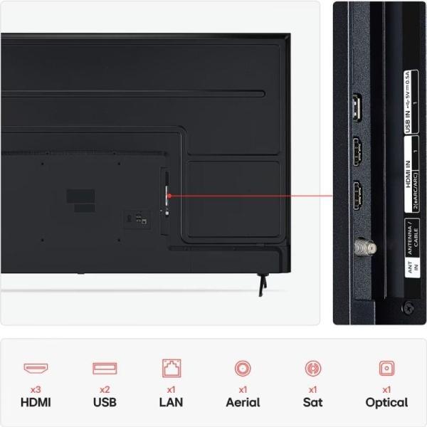 Televisor LG UHD 75UA75006LA 75'/ Ultra HD 4K/ Smart TV/ WiFi