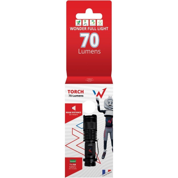 Linterna Wonder WT501S/ 70 Lúmenes/ 1 pila *AA
