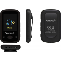 Reproductor MP4 Sunstech IbizaBT/ 8GB/ Pantalla 1.8'/ Radio FM/ Negro