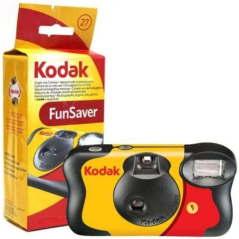 Cámara Desechable Kodak FunSaver 27/ 27 Exposiciones/ Amarilla y Roja