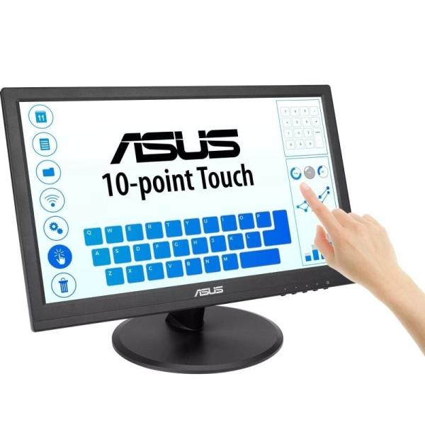 Monitor Profesional Táctil Asus VT169HE 15.6'/ Full HD/ Negro