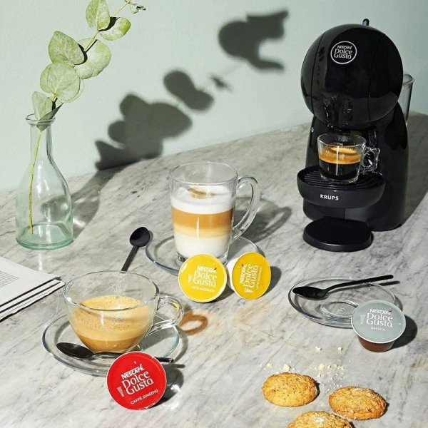 Cafetera de Cápsulas Delonghi Piccolo XS EDG210/ Negra