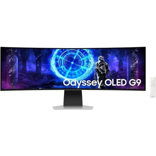 Monitor Gaming Ultrapanorámico Curvo Samsung Odyssey OLED G9 S49DG954SU 49'/ Dual QHD/ 0.03ms/ 240Hz/ OLED/ Multimedia/ Regulabl