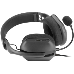 Auriculares Gaming con Micrófono Mars Gaming MH-PRO/ Jack 3.5/ USB/ Negros