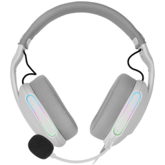 Auriculares Gaming con Micrófono Mars Gaming MH-PRO/ Jack 3.5/ USB/ Blancos