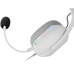 Auriculares Gaming con Micrófono Mars Gaming MH-PRO/ Jack 3.5/ USB/ Blancos