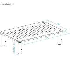 Soporte para Monitor TooQ TQMR081/ hasta 20kg