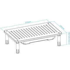 Soporte para Monitor TooQ TQMR087/ hasta 20kg