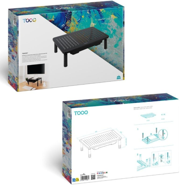 Soporte para Monitor TooQ TQMR087/ hasta 20kg