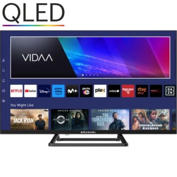 Televisor Grunkel QLED-3225VD 32'/ HD/ Smart TV/ WiFi